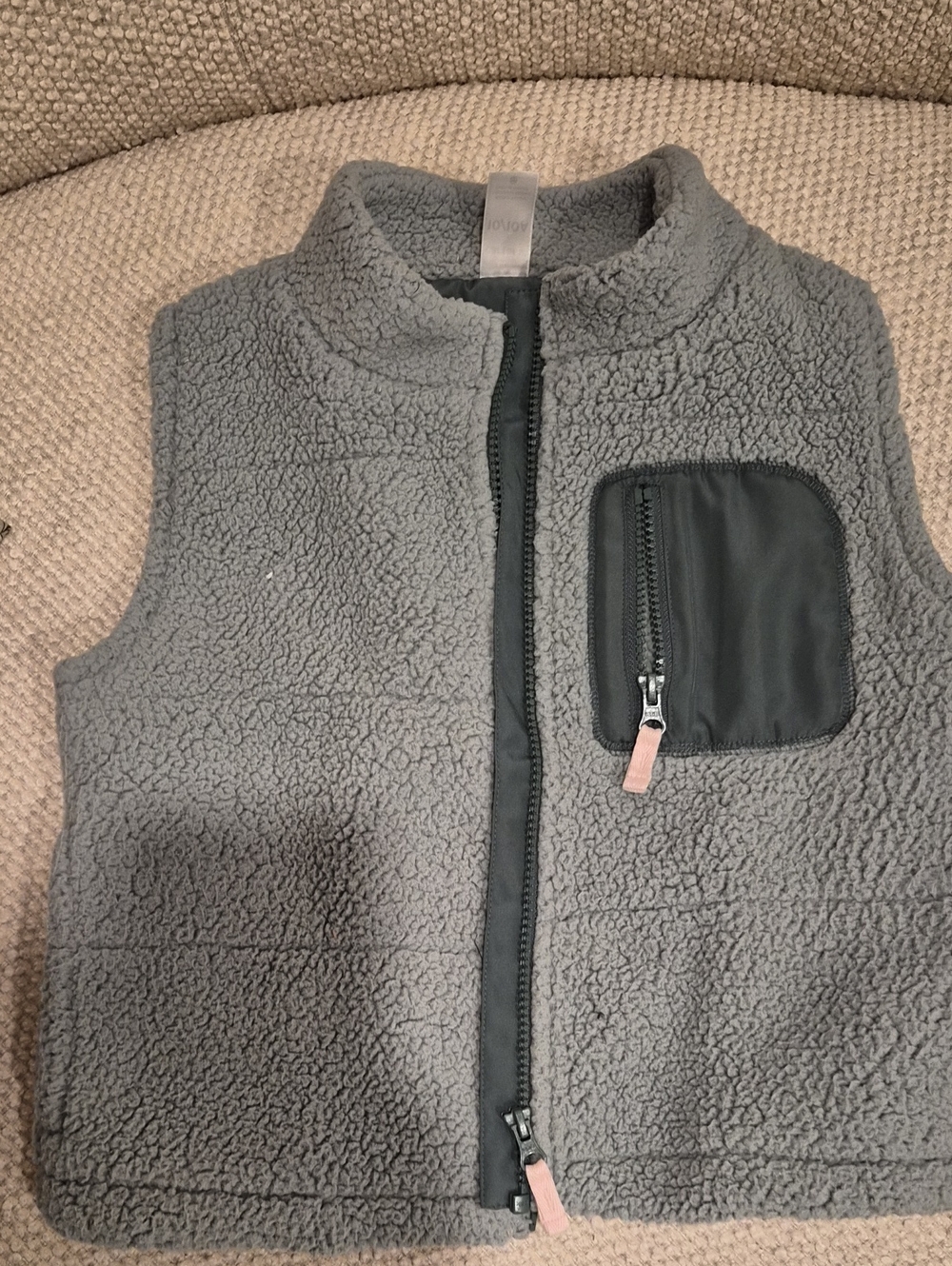 Carter's Gray Sherpa Fleece Jacket
